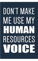 Human Resources Notebook: Hr Journal & Palnner For Taking Notes & Journaling, HR Professional Notebook For Work Or Home, Gift Idea For Employee