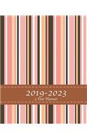 2019-2023 Five Year Planner: 60 Months Planner and Calendar, Monthly Calendar Planner, Agenda Planner and Schedule Organizer, Journal Planner and Logbook, Appointment Notebook, 
