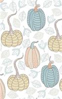 Autumn Gourds - Lined Notebook with Margins - 5x8