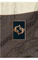 Monogram Pisces Notebook