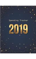 Spending Tracker 2019: Daily Weekly & Monthly Bill Organizer, Expense Tracker for Every Days