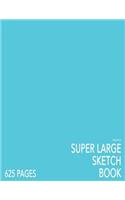 Aqua Blue Super Large Sketchbook