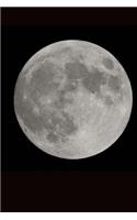Full Moon Round View Space Theme Science Journal: (Notebook, Diary, Blank Book)(Space Astronomy Journals Notebooks Diaries)