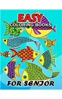 Easy Coloring Books for Senior: Flowers and Animals Coloring Book Easy, Fun, Beautiful Coloring Pages