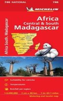 Africa Cental & South, Madagascar - Michelin National Map 746: Map