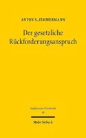 Der gesetzliche Ruckforderungsanspruch