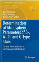 Determination of Atmospheric Parameters of B-, A-, F- and G-Type Stars