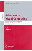 Advances in Visual Computing: Third International Symposium, Isvc 2007, Lake Tahoe, Nv, Usa, November 26-28, 2007, Proceedings, Part II