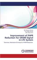 Improvement of Papr Reduction for Ofdm Signal in Lte System