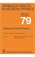 Elementary Particle Physics
