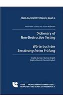Dictionary of Non-destructive Testing