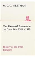 Sherwood Foresters in the Great War 1914 - 1919 History of the 1/8th Battalion
