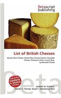 List of British Cheeses