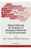 Rapid Methods for Analysis of Biological Materials in the Environment