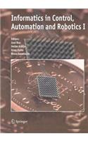 Informatics in Control, Automation and Robotics I
