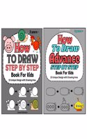 Combo How to Draw Books for Kids | Simple and Fun Art Lesson | Step-by-Step Drawing for Kids | Shanta Publication.