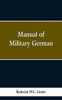 Manual of Military German