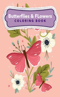 Butterflies & Flowers Coloring Book