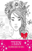 Teen Coloring Book for Girls