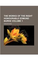 The Works of the Right Honourable Edmund Burke Volume 1