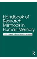 Handbook of Research Methods in Human Memory