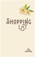 Shopping List My Little Pocket Book