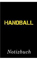 Handball Notizbuch