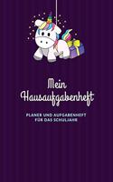 Mein Hausaufgabenheft Planer und Aufgabenheft für das Schuljahr
