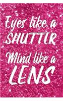 Eyes like a shutter Mind like a lens