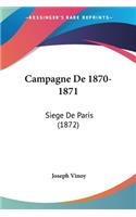 Campagne De 1870-1871