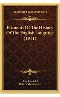 Elements Of The History Of The English Language (1911)
