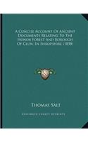 A Concise Account Of Ancient Documents Relating To The Honor Forest And Borough Of Clun, In Shropshire (1858)