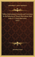 Tables of Instrumental Constants and Corrections for the Reduction of Transit Observations Made at the U. S. Naval Observatory (1873)