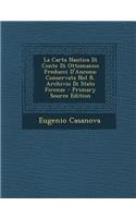 La Carta Nautica Di Conte Di Ottomanno Freducci D'Ancona