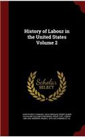 History of Labour in the United States Volume 2