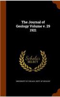 Journal of Geology Volume v. 29 1921