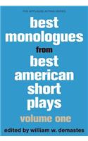 Best Monologues from Best American Short Plays