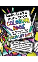 MANDALAS & MOTIVATION Coloring Book