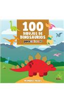 100 Dibujos de Dinosaurios para colorear: Libro Infantil para Pintar