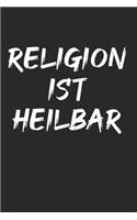 Religion ist Heilbar: 120 Pages 6 'x 9' -Dot Graph Paper Journal Manuscript - Planner - Scratchbook - Diary
