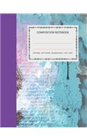 Composition Notebook: College Ruled - 110 pages - 7.44 X 9.69". SOFT COVER