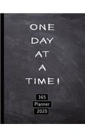 One day at a time! 365 Planner 2020