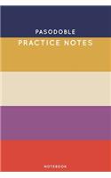 Pasodoble Practice Notes: Cute Stripped Autumn Themed Dancing Notebook for Serious Dance Lovers - 6"x9" 100 Pages Journal