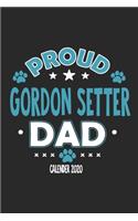Proud Gordon Setter Dad Calendar 2020