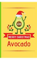 Merry Christmas Avocado