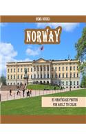 Norway: 25 Grayscale Photos For Adult To Color (Grayscale Adult Coloring Book of Cities, Coloring Books for Grown-Ups)