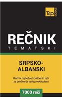 Srpsko-Albanski Tematski Recnik - 7000 Korisnih Reci