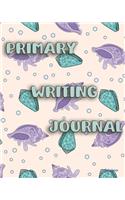 Primary Writing Journal: Shells Story Writing for Girls and Boys Handwriting Pages and Sketch Pages