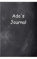 Ada Personalized Name Journal Custom Name Gift Idea Ada: (Notebook, Diary, Blank Book)(Name Personalized Journals Notebooks Diaries)