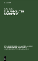 Zur Absoluten Geometrie